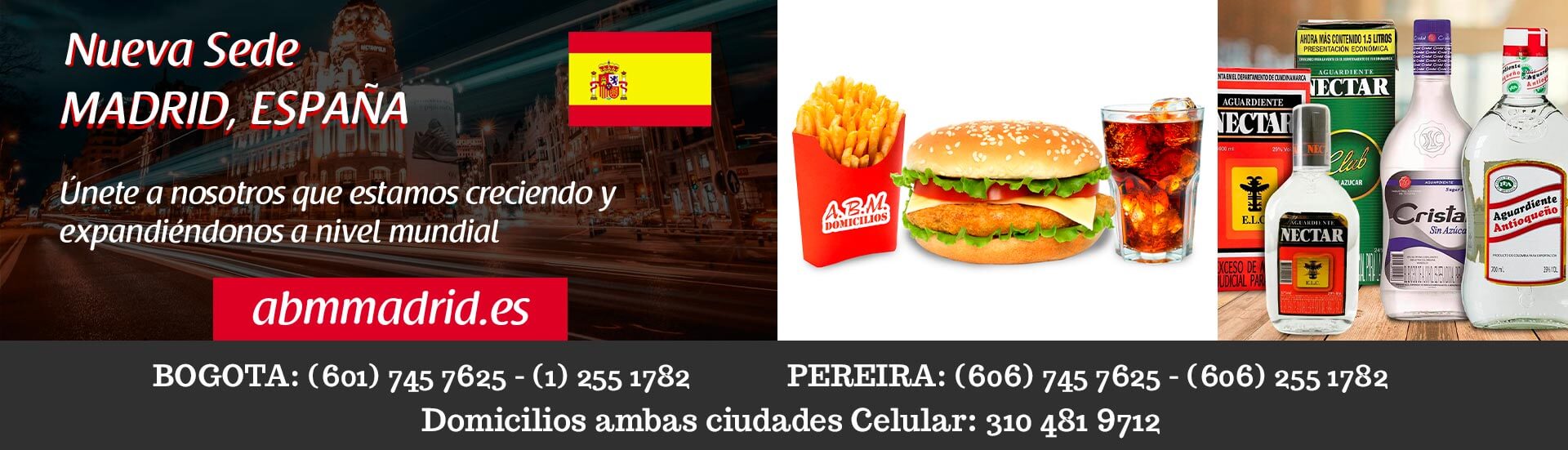 Licores y Comidas Rápidas 1 Domicilios en línea bogotá